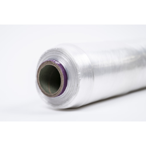 Lindum® S-HPD 8mu Clear Recycled Dispenser Stretch Film Flush Core 380mm x 600m